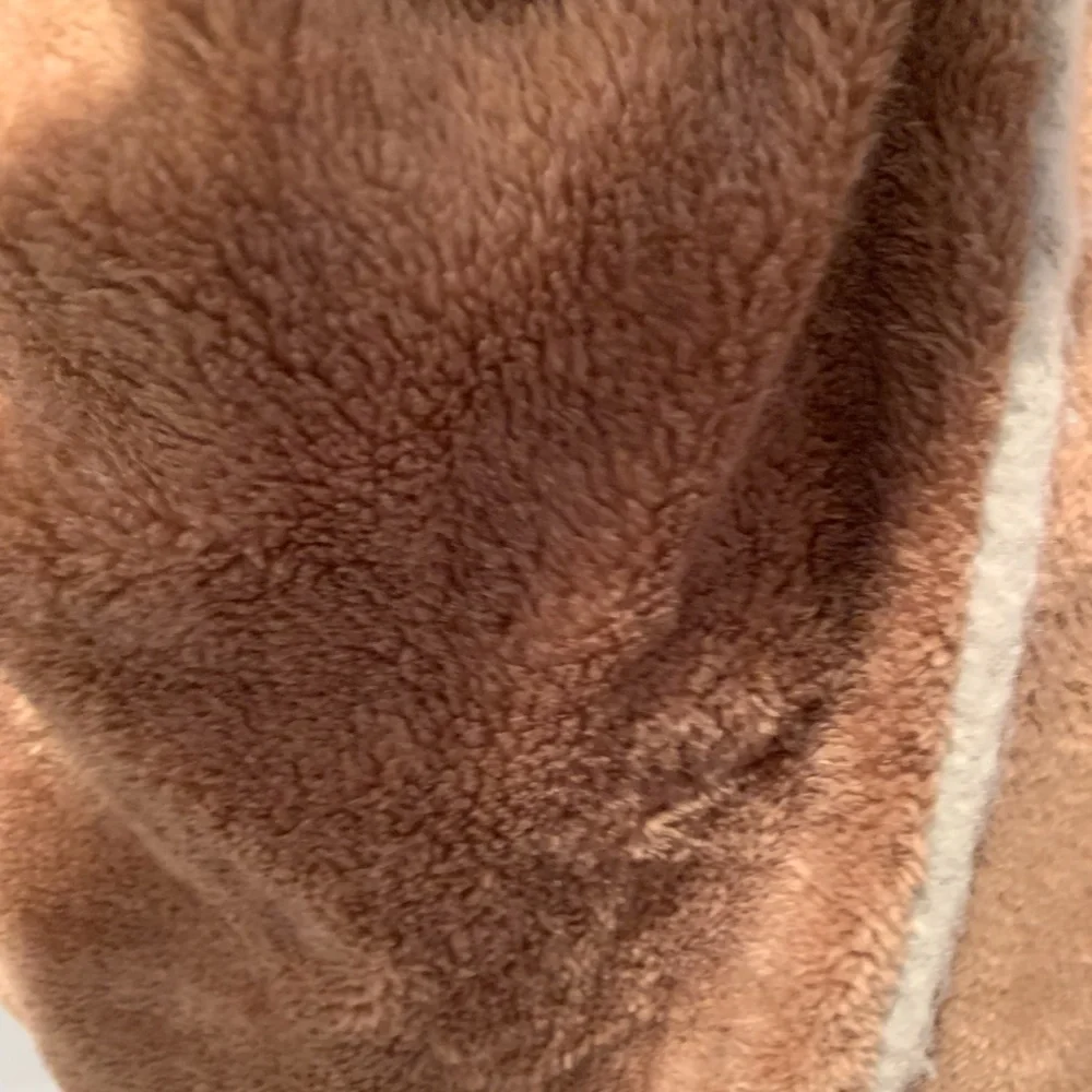 Steve Madden Cozy Knit Reversible Wrap Scarf Brown and Beige